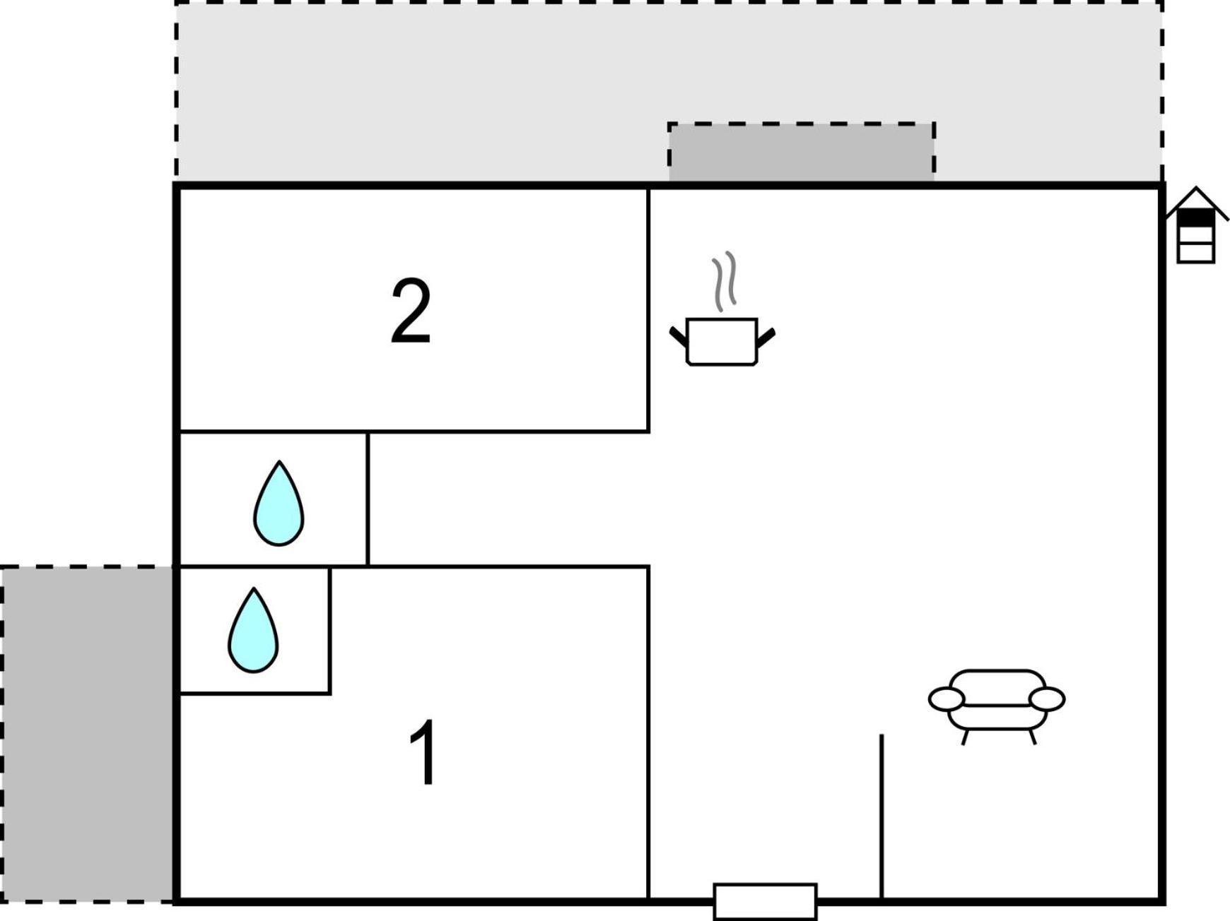 Two-Bedroom Apartment in Selca Selca  Buitenkant foto